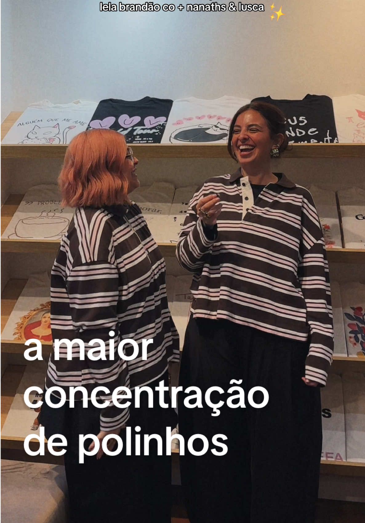 agora tenho uma polinho da collab lela Brandão co + nanaths e lusca pra chamar de minha 🥹💖 