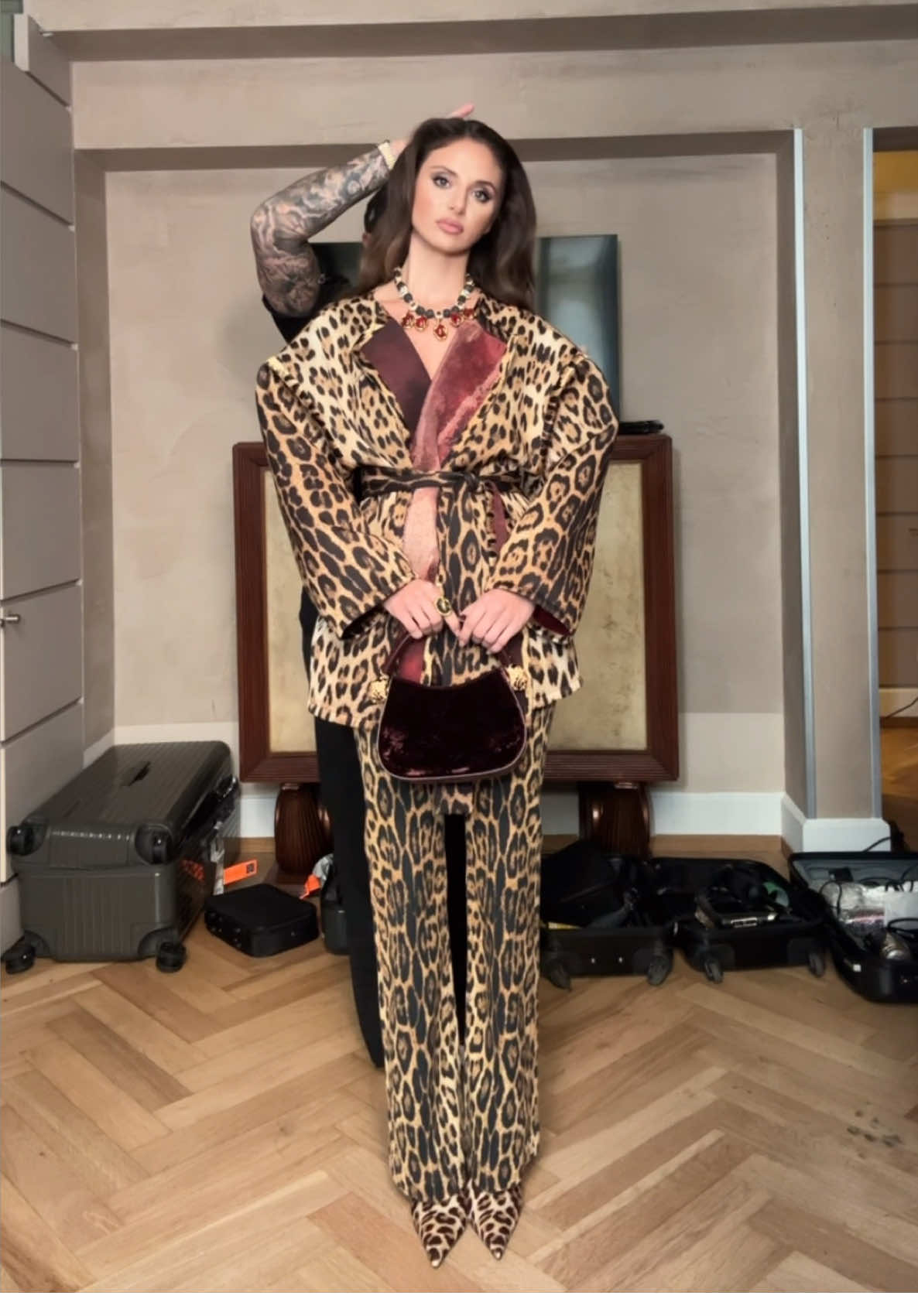 Cause it’s iconic 🐆 #leo #leoprint #fashionweek #milan #milanfashionweek 