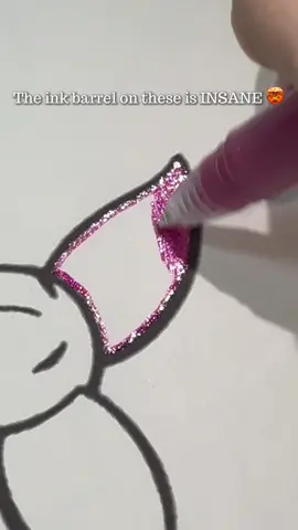Omg coloring with these glitter gel pens is so satisfying!!#glitterpens #coloring #journal 