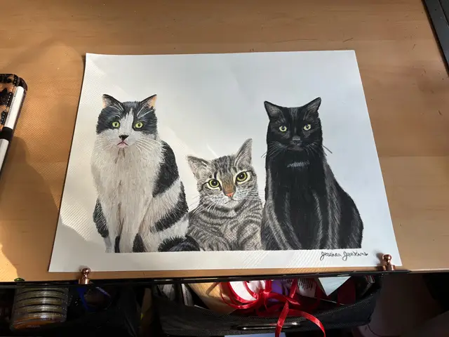 Here’s a commission I drew with colored pencils #autisticartist 