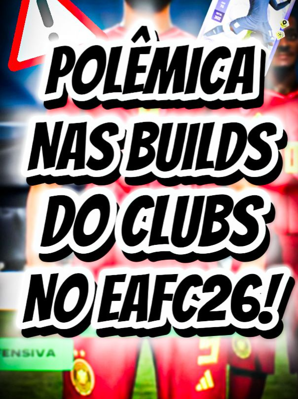 POLÊMICA NAS BUILDS DO #CLUBS NO #EAFC26 !! Isso muda o META das Builds COMPLETAMENTE no #ProClubs do #FC26 !! O que você acha disso? Deixa nos comentários a sua opinião! #fifa #easports #fifaproclubs #easportsfifa