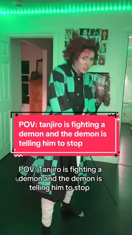 POV: tanjiro is fighting a demon and the demon is telling him to stop // sorry I haven’t been posting guys, statistics has been killing me and I have an exam on the 30th 💔💔 ##demonslayer##tanjiro##statistics##cosplay##infinitycastle