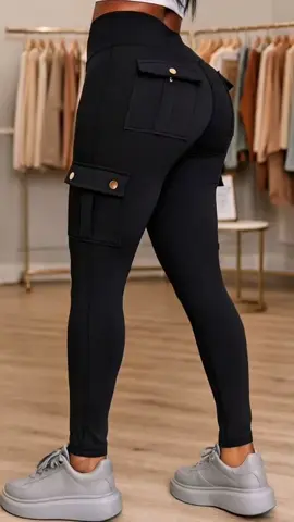 Stay chic and confident with ChicMe cargo leggings — style, comfort, and pockets in one! #ChicStyle  #OOTDUSA  #CargoLeggings  #ActiveWear  #TikTokMadeMeBuyIt 