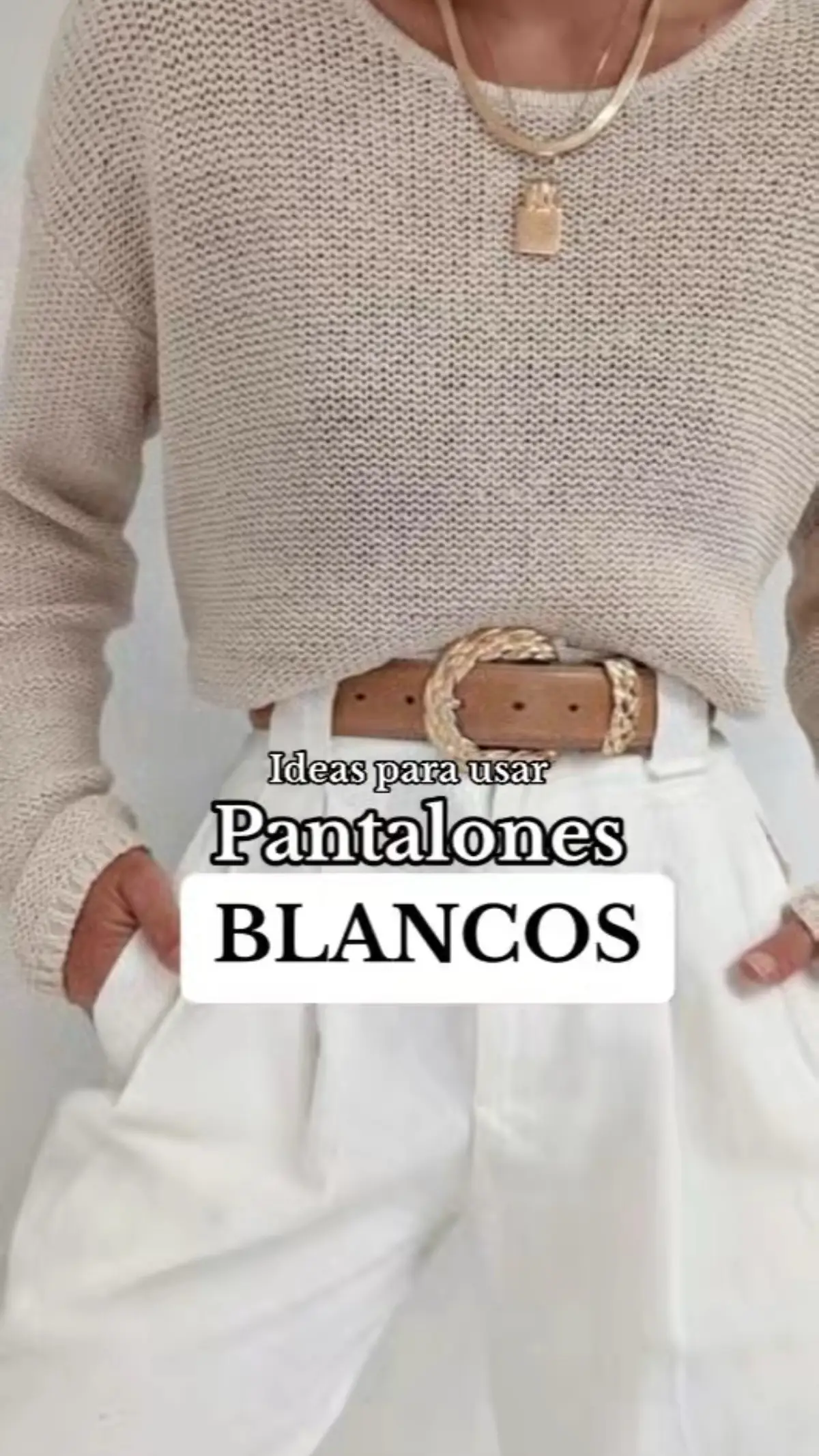 #pantalones #blancos #moda #outfit 