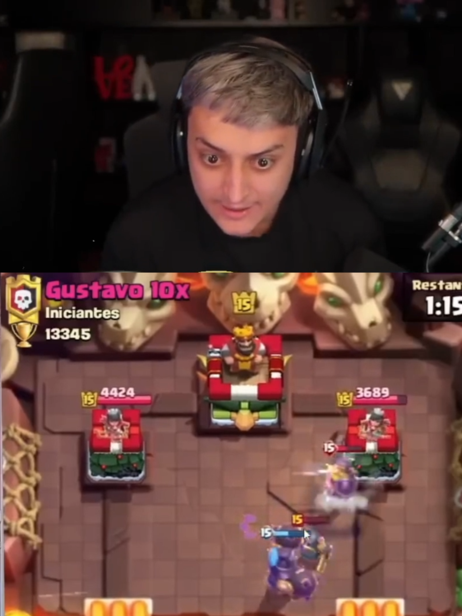 Dona tentando subir troféus no Clash royale parte 1 #coringa #loud_coringa #loud #fypdong #jonvlogs #job #fy #yuri22 #dona #clashroyale