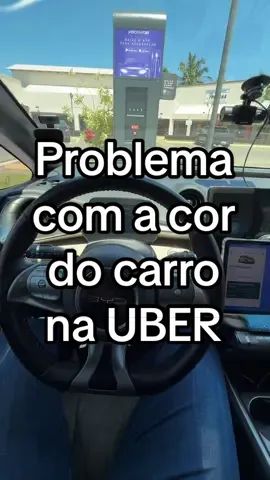 Problema com cor do carro no aplicativo da Uber