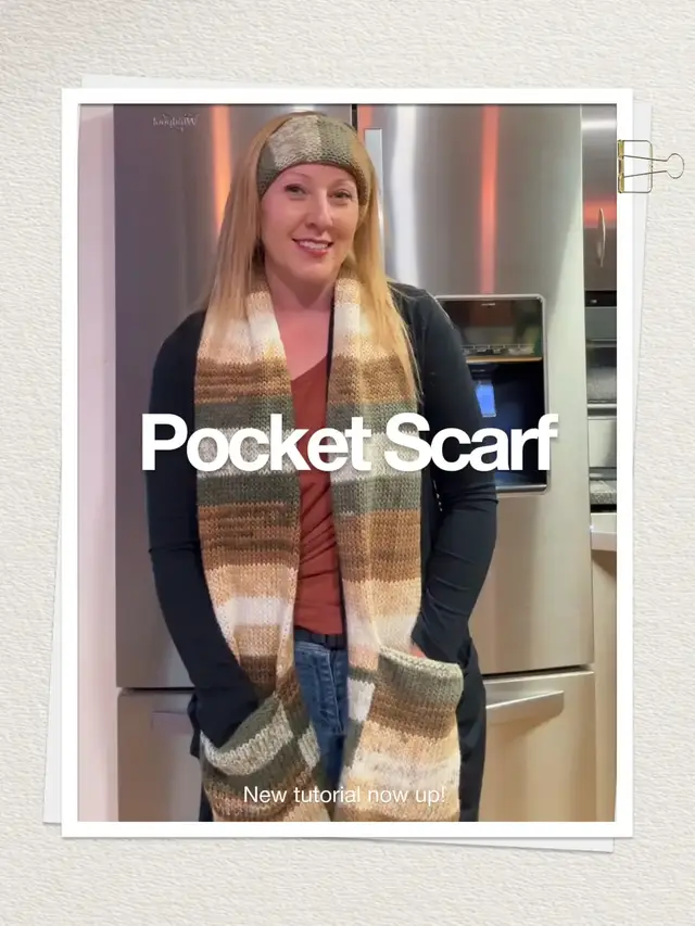Updated Pocket Scarf Tutorial | Sentro 48 Needle Knitting Machine Full Tutorial Video  👉@YarnOver  Learn how to make a cozy pocket scarf on the Sentro 48 Needle Knitting Machine! 🧶✨ This updated tutorial walks you through each step so you can create your own handmade scarf with built-in pockets. 👉 Works with Sentro 48, King Addie, or even the Sentro 40 needle machine. 👉 Skills you’ll need: waste yarn cast on & off + mattress stitch seam finishing. 👉 If you’re new to machine knitting, I’ve linked my beginner-friendly step-by-step tutorials in the video description so you can follow along with ease. 💡 Perfect project for beginners ready to level up, or advanced knitters looking for a fun and useful pattern! YouTube link to tutorial: https://youtu.be/MM-KHKak8eM?si=AcS4E79aGb7l2tXV TikTok link to tutorial: https://www.tiktok.com/t/ZP8SW7C8w/ ✨ Don’t forget to Like 👍, Comment 💬, and Subscribe 🔔 for more Sentro & circular knitting machine tutorials! #sentro  #sentroknitting #sentroknittingmachine