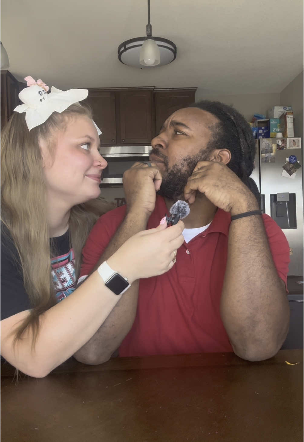 He was quite confused 🤣🤣 #CapCut #fentysuperbrandday #LanguageLearning #fiance #couplegoals #couplepranks 