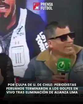 ¡En plena transmisión!  😱😳🥊 Tras clasificación de Universidad de Chile ante Alianza Lima por la Copa Sudamericana, se registró un particular enfrentamiento a golpes entre periodistas peruanos. El insólito momento se produjo en plena transmisión del programa “¡Mira lo que habla!”, del canal Erick y Gonzalo, donde una discusión entre ambos conductores escaló hasta groseros insultos y luego una pelea que obligó a cortar la transimisión. 💻 Más detalles en www.prensafutbol.cl y www.prensadeportes.cl 📱 #prensafutbol #PrensaDeportes #deporte #futbol #Soccer #instachile #udechile🔵🔴 #alianzalima 