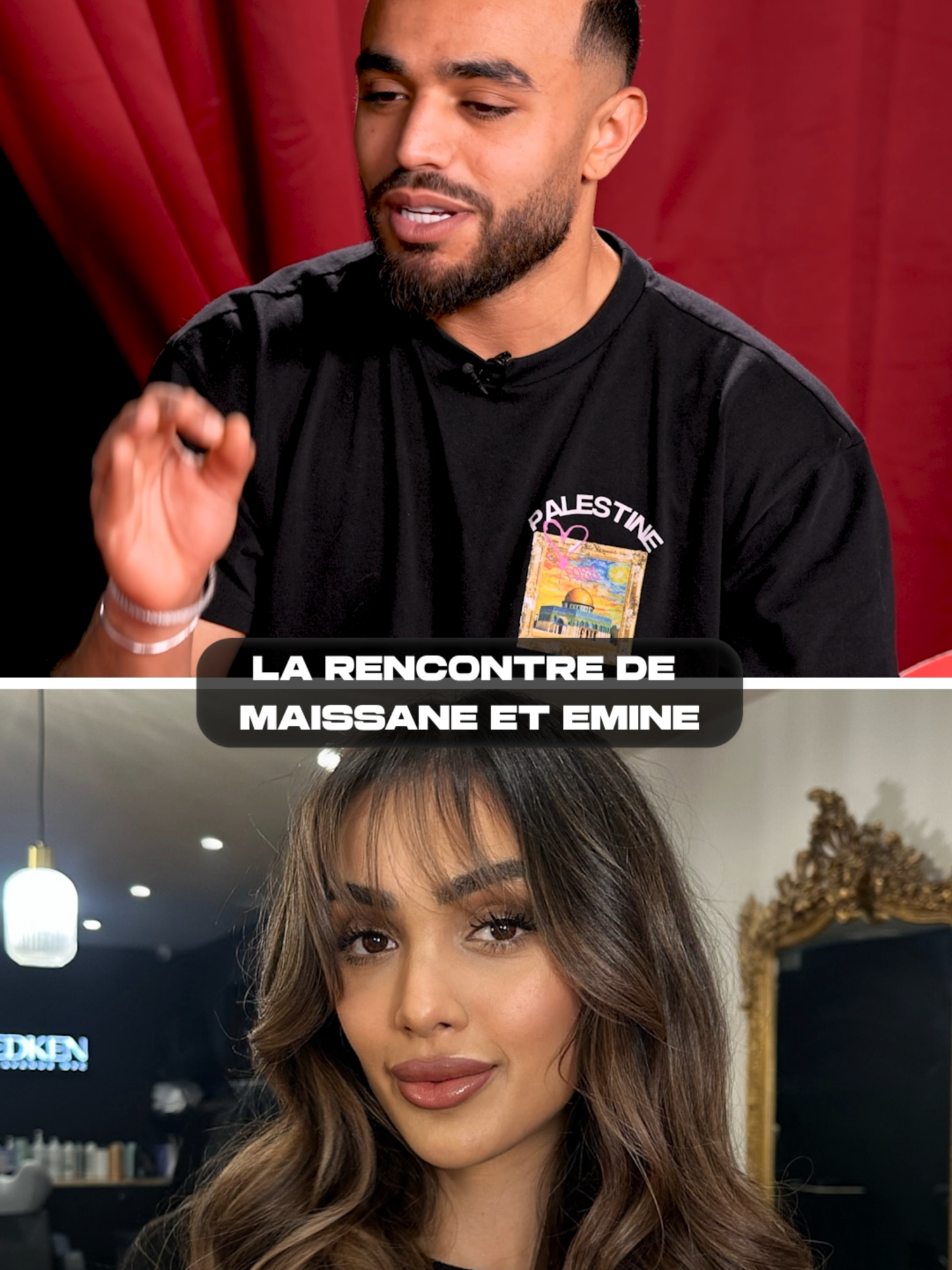 Comment Emine et Maissane se sont rencontrés ? ❤️ #vincentramonet #interview #roulette #maissane #emine