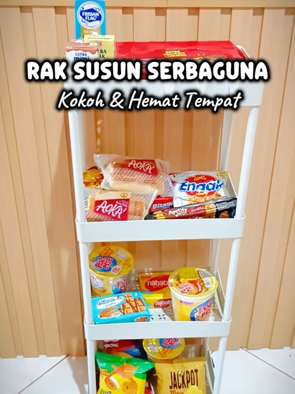 Rak Susun Rak Troli Rak Dapur Serbaguna. #raktroli #rakserbaguna #raksusun #raksusun4tingkat #promogajian 