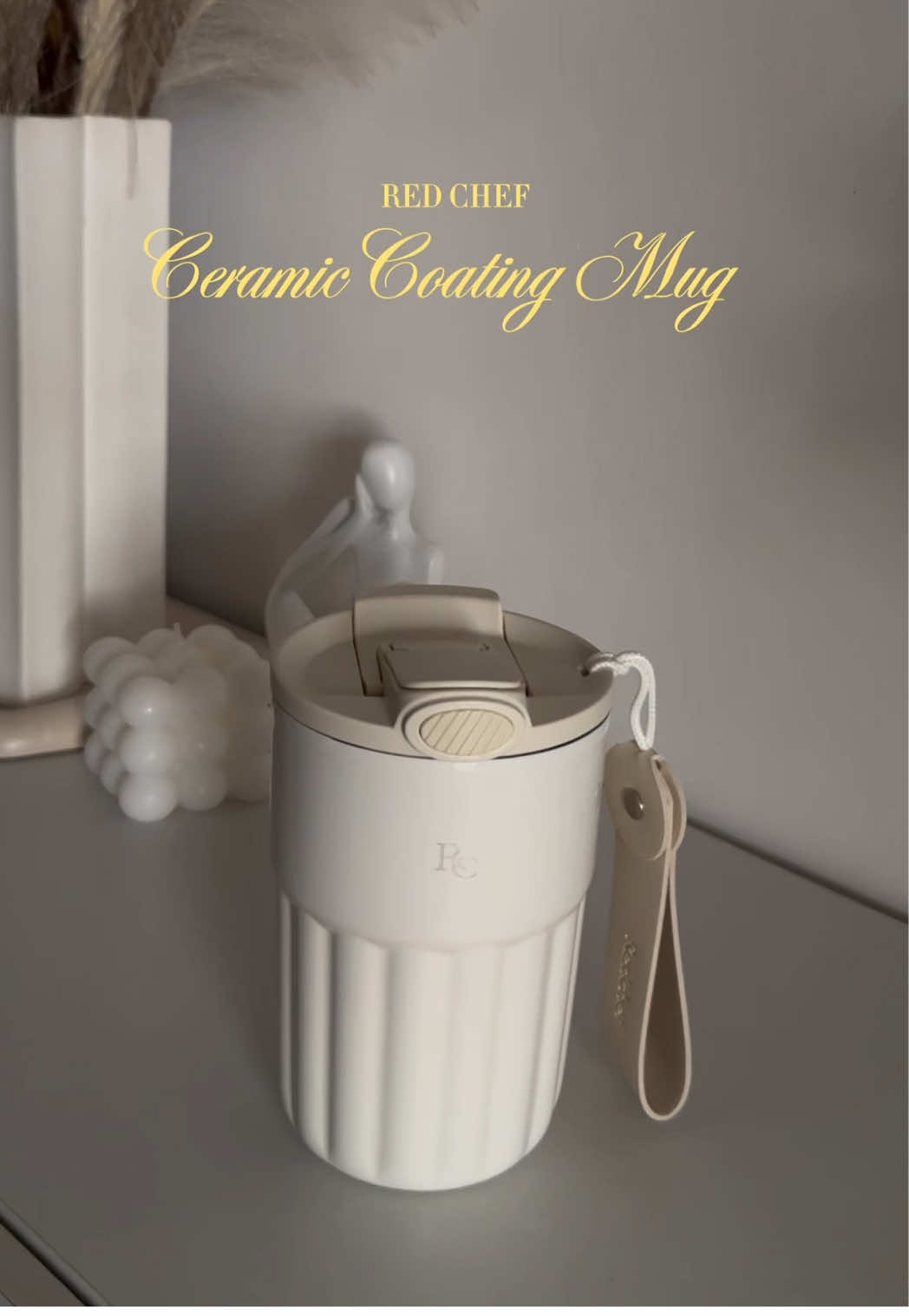 Aesthetic Ceramic Liner Coffee Mug☕️✨ #ceramicliner #redchef #aestheticmug #mug #fyp 