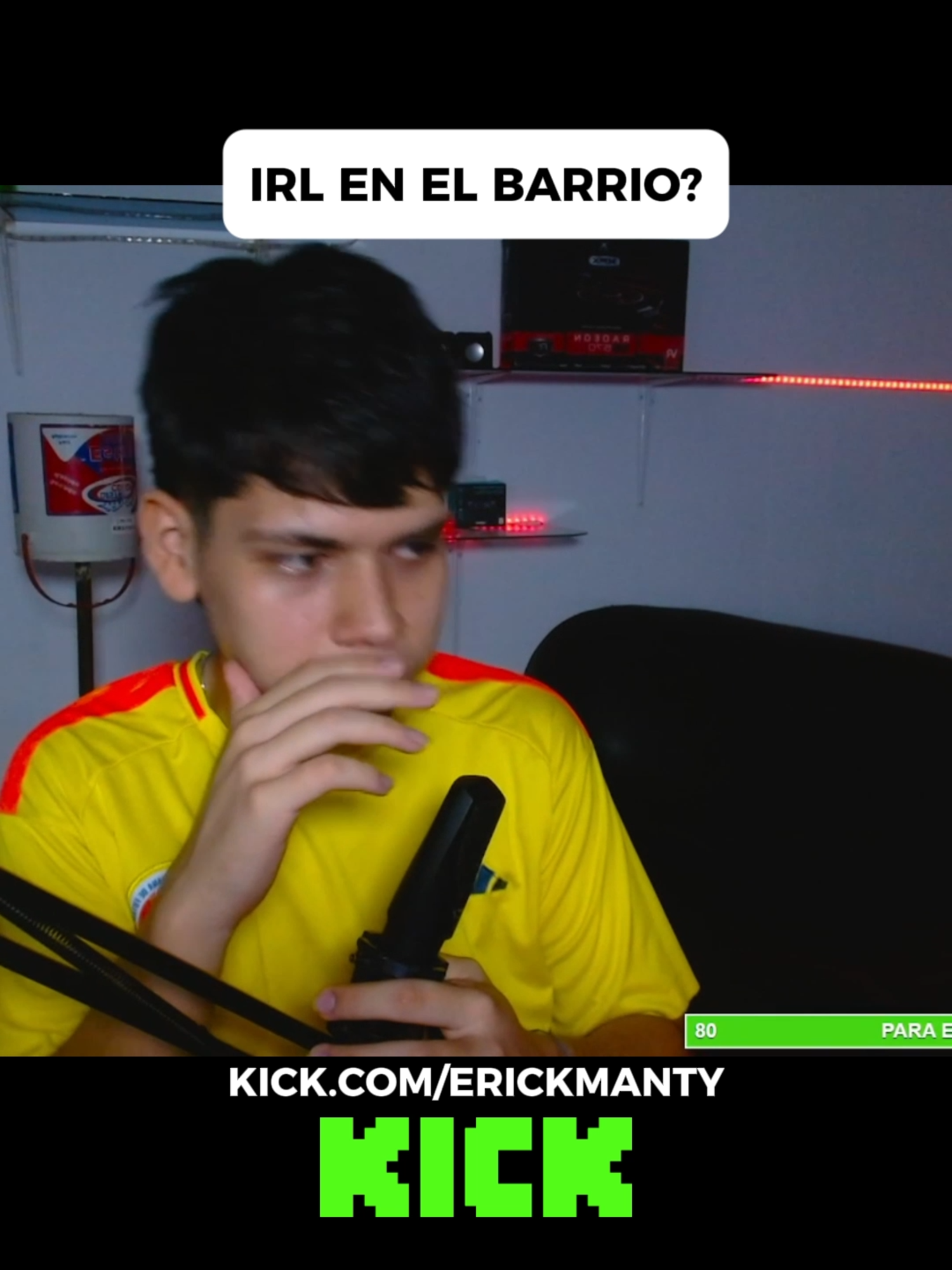 IRL en el BARRIO? #erickclips #streamer #colombia #erickmanty #clip