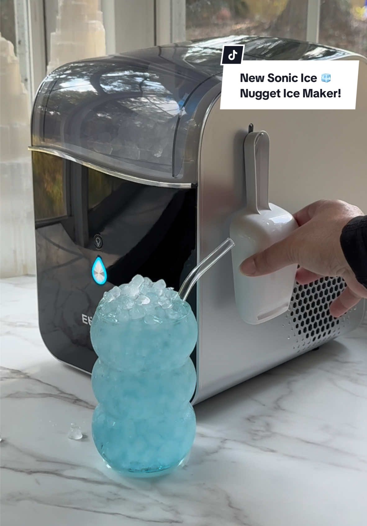 New Nugget Ice Maker! #fallfreshness #nuggetice #sonicice #icetok #icelover #fyp #viral #tiktokshop #freeshipping #ice #asmr #asmrsounds 