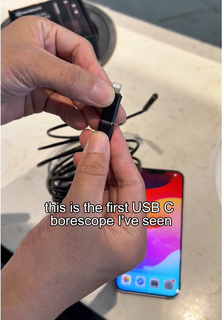 You can save a lot of money for pipe inspection. #tools #borescope #endoscope #homeimprovement #giftformen 