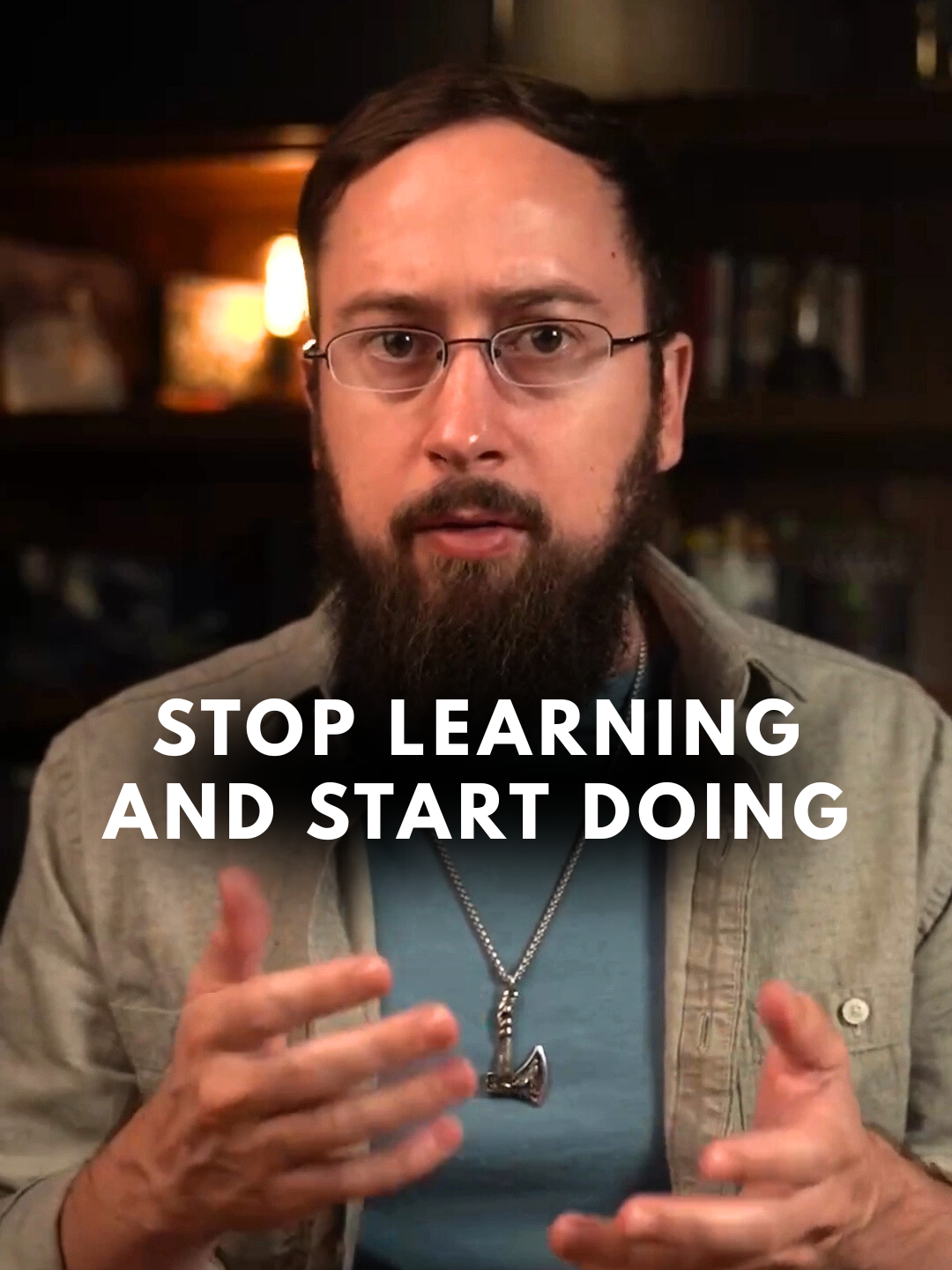 There's a point where you need to stop learning and start doing. It's not because you've learned everything. It's because there's a limit to how much you can learn without practice. Learning introduces new things that are shaky blocks that you juggle in your mind space that could become a part of your reality but poof out of existence when you get confused. If you apply them, they turn into a foundation you can step on to reach bigger ideas. Learning and doing are ingredients that, when combined, make up the stair-stepped bricks of progress. #mentalmodels #selfdevelopmentt #SelfImprovement #mentalframeworks #motivation #inspiration #atx #atxpodcast