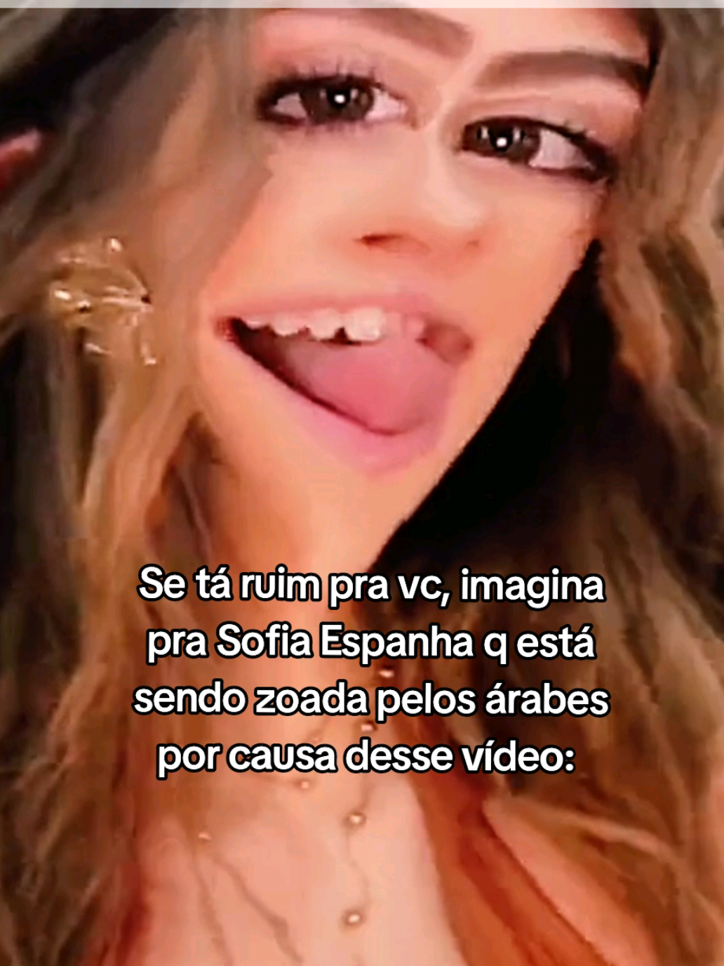 Coitada da Sofia Espanha kkkkk #croniusmeme #sugaronmytongue #distorcido #sofiaespanha #viraliza