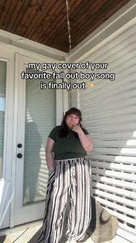 GTA/WIYB is out everywhere you get your music ✨🤵🏻‍♀️ #OOTD #wlw #lgbtq #falloutboy #emoforever 