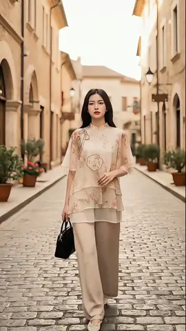 Thanh lịch giữa phố cổ – Vẻ đẹp cổ điển hòa cùng hiện đại #phucphaplinhdan #xuhuongtiktok #phapphuc 