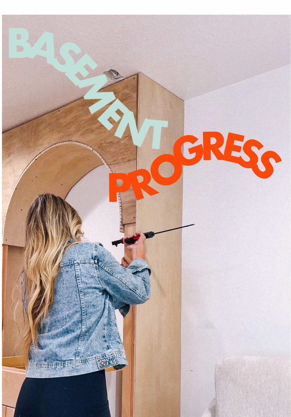 the most rewarding process! 🌼 💛 #basementrenovation 