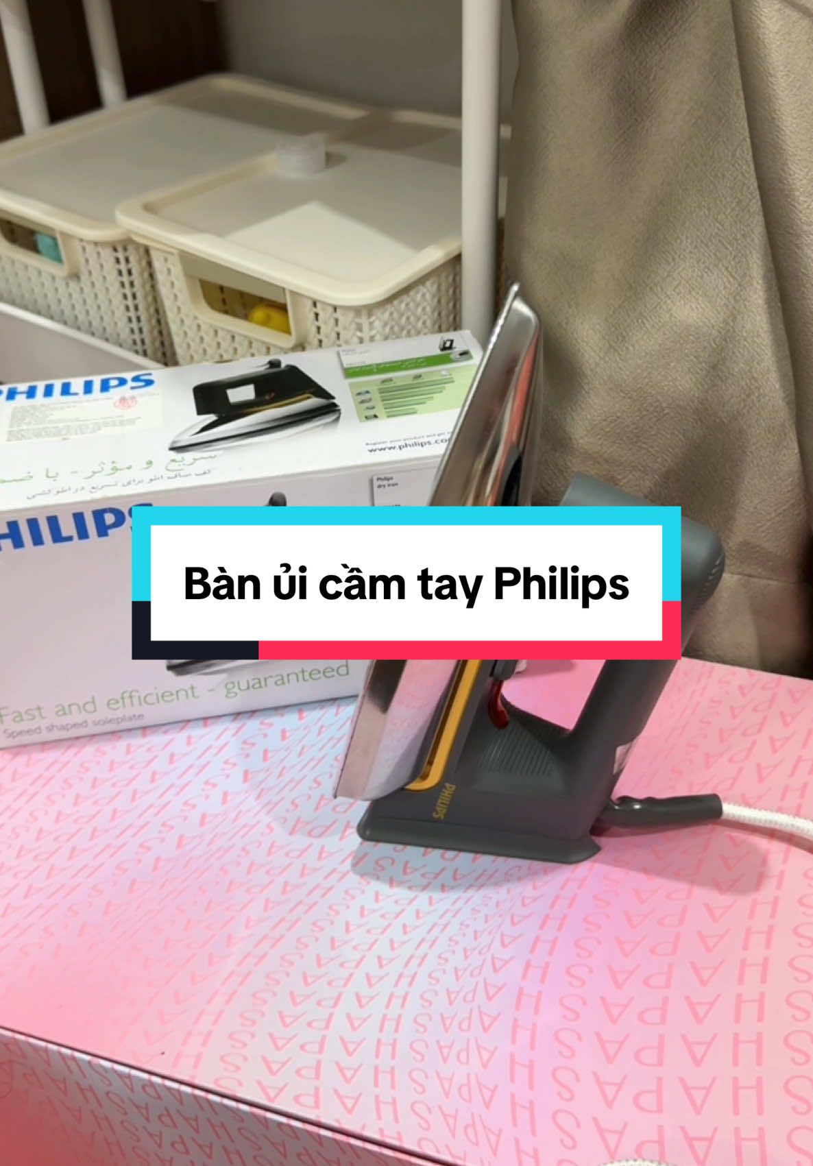 Trả lời @hngnhtnguync Bàn ủi này dùng bền lắm ạ. Hàng bảo hành 24 tháng nên càng yên tâm #banui #banuikho #banuicamtay #banuiphilips #phamhoadaily 