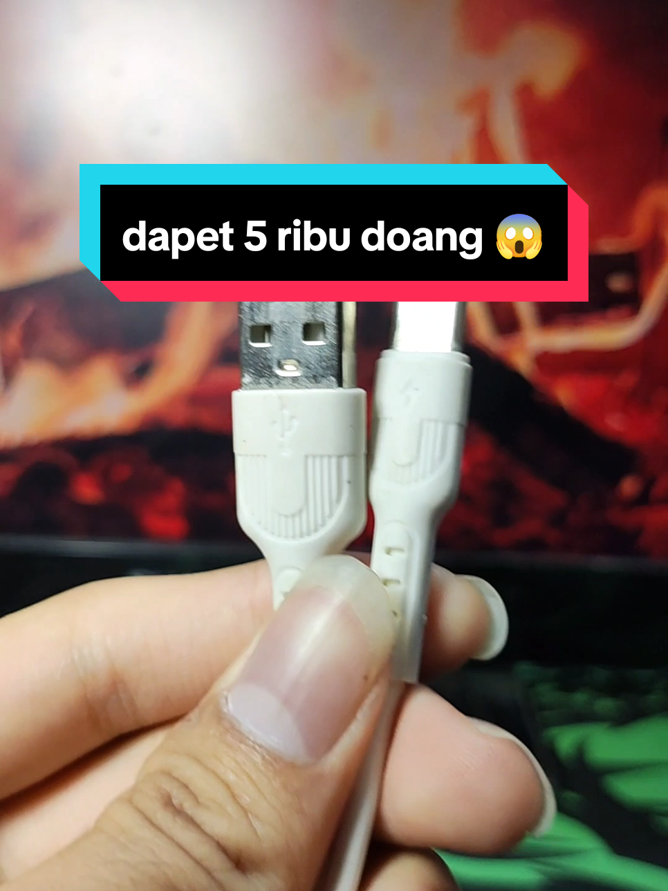 Membalas @mantapboskuu3 Ada yang dapet Kabel Charger Fast Charging cuma 5 ribuan 😱 #kabelcharger #kabelchargerfastcharging #kabelchargermurah 