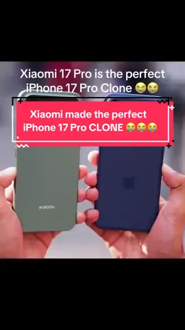 Xiaomi 17 Pro is the perfect iPhone 17 Pro clone, down to the Liquid Design in iOS 26 😭😭😭😭 #xiaomi #iphone17pro #fyp #xiaomi17pro #ios26