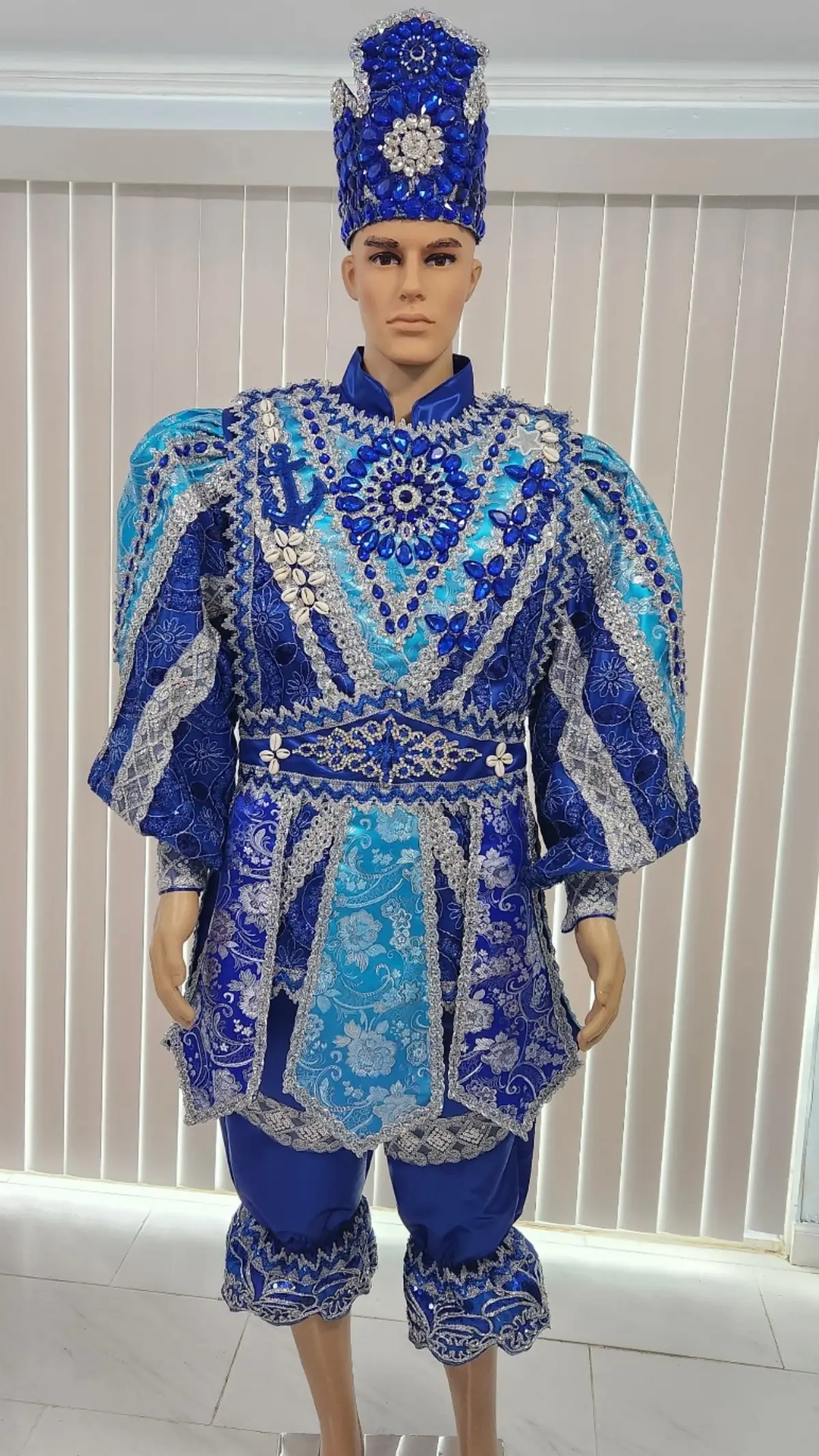 Traje de santo para Yemaya 561-889-1870 #yemaya #fyp #santeria #orisha #iyawo 