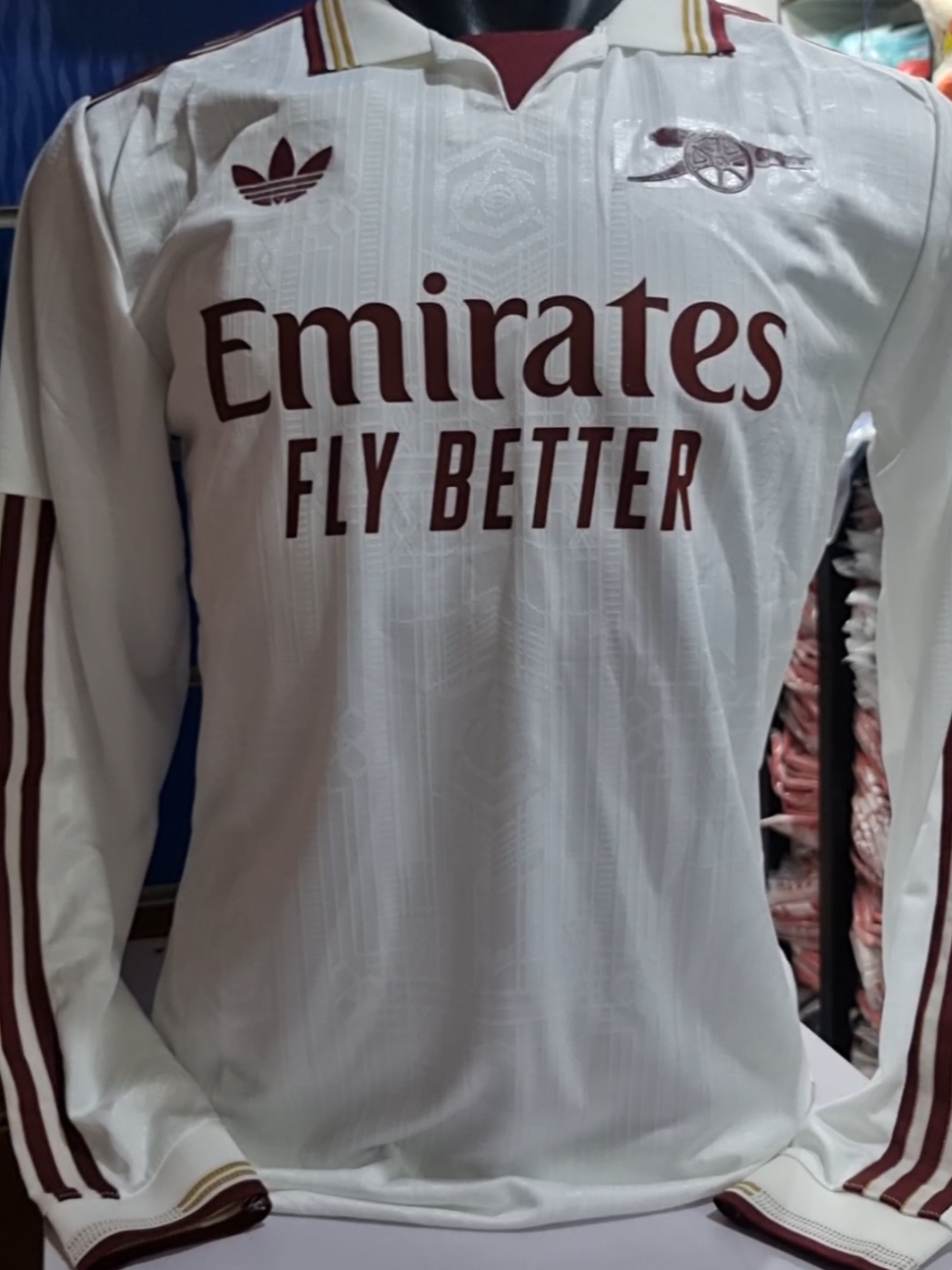 ARSENAL LONG SLEEVED 3RD KIT 25/26 NOW AVAILABLE SIZES FROM SMALL TO DOUBLE XL #arsenalfc #kampala #footballjerse #arsenalthird #jerseyparlout 