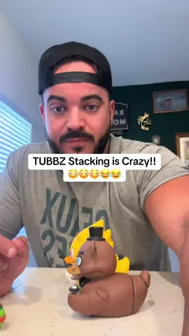 Forget Funko stacking… we STACK TUBBZ now 🦆🔥 Who else doing this?? #TUBBZ #Collectibles #fyp #toycollector #viral 