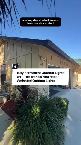 My aunt officially retired from the “ladder Olympics” thanks to these! The eufy Outdoor Light S4 is fully permanent, weatherproof, and smart- no more untangling string lights or climbing up and down every holiday. ✨ Eufy Outdoor Light S4 – The World’s First Radar-Activated Outdoor Lights ✨ 💡 From security to style, these lights make every night brighter, safer, and more colorful. 👉 Link in bio!  🎉 Use these exclusive codes for 20% OFF: 	•	200 ft: LIGHTS4EXCL1 	•	150 ft: LIGHTS4EXCL2 	•	100 ft: LIGHTS4EXCL3 #eufylights #eufy #eufylightss4 #eufylightsoutdoor #eufypermanentoutdoorlight 