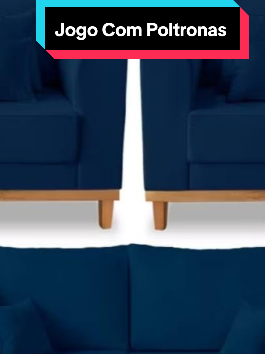 JOGO DE Sofá Com Poltronas#sofá #poltrona #tiktikshop #achadinhos 
