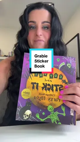 Save $$ Use code GRABHEATHER to buy the Grabie Halloween Sticker Book! #halloween #stationery #stickers #paper #crafts @grabieofficial 