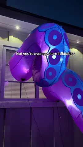 Have your home stand out from the others with these octopus tentacle inflatables. #halloweendecor #halloweeninflatables #inflatable #spookyseason #tiktokshopfalldealsforyou 