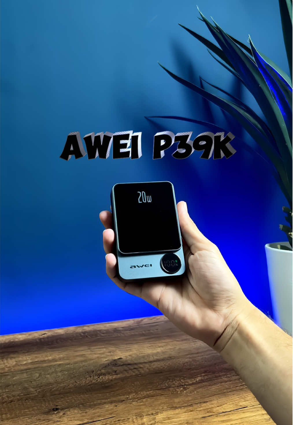 AWEI P39k 🔋 Magnet wireless Powerbank 🧲 Livraison disponible 📦 #powerbank #awei #magsafe #algerie🇩🇿 