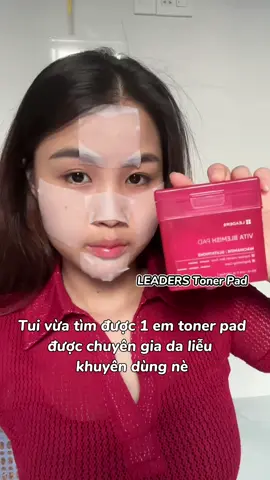 Toner Pad LEADERS mờ thâm, dưỡng sáng cho bà nào cần nè @Leaders Official VietNam @IB Cosmetics Shop #viral #leaders #goclamdep #tonerpad #kbeauty #tonerpadleaders 