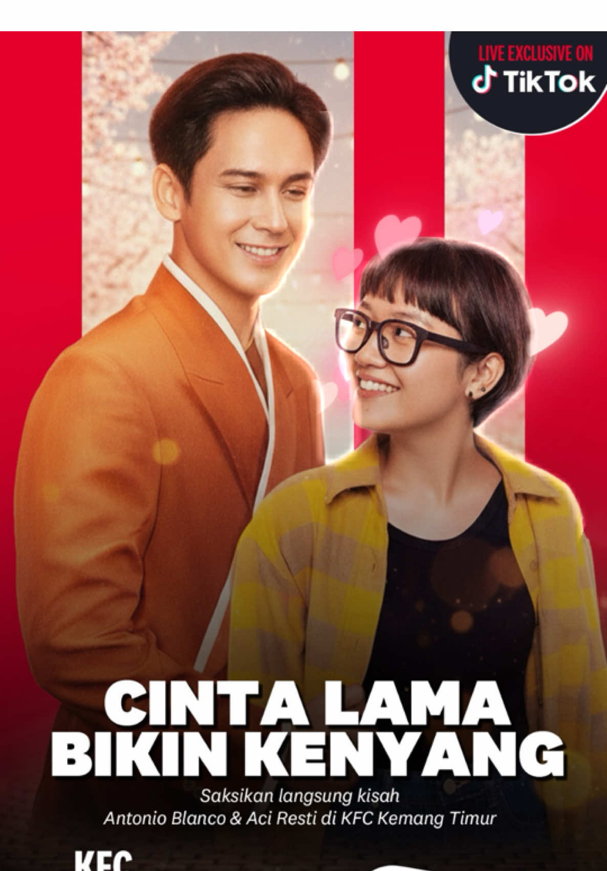 Bayangin makan KFC Chicken Steak favoritmu… terus yang bawain pesenan malah Antonio Blanco & Aci Resti?! Yes, ini beneran terjadi di KFC Kemang Timur! Jangan cuma jadi penonton di story orang lain, YOU have to be there!  Sabtu, 27 September 2025 Pukul 09.00-11.00 WIB #KFCIndonesia #KFCChickenSteak #JagonyaAyam #CLBK