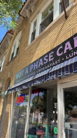Finally stopped by Not a Phase Cafe in Newington! Coffee was absolutely delicious and  the chicken. Caesar wrap was also literally so good. @notaphasecafe #ct#connecticutcoffeeshops #newingtonct