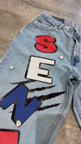 Senior jeans anyone 🎓🤍#senioryear #littleladyboutique #seniorjeans #customized 