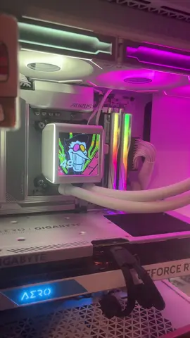 Spamton PC Spamton PC Spamton PC I love picking GIFs and colors for my case! Adds a bit of spice to my desk #fyp #deltarune #spamton #pcsetup #gaming 