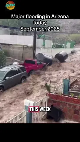 “Flash floods hit Arizona, flooding streets, homes, and businesses 🌊⚠️ #Arizona #Floods #WeatherNews #StormTok ”  #PaidPartnership 