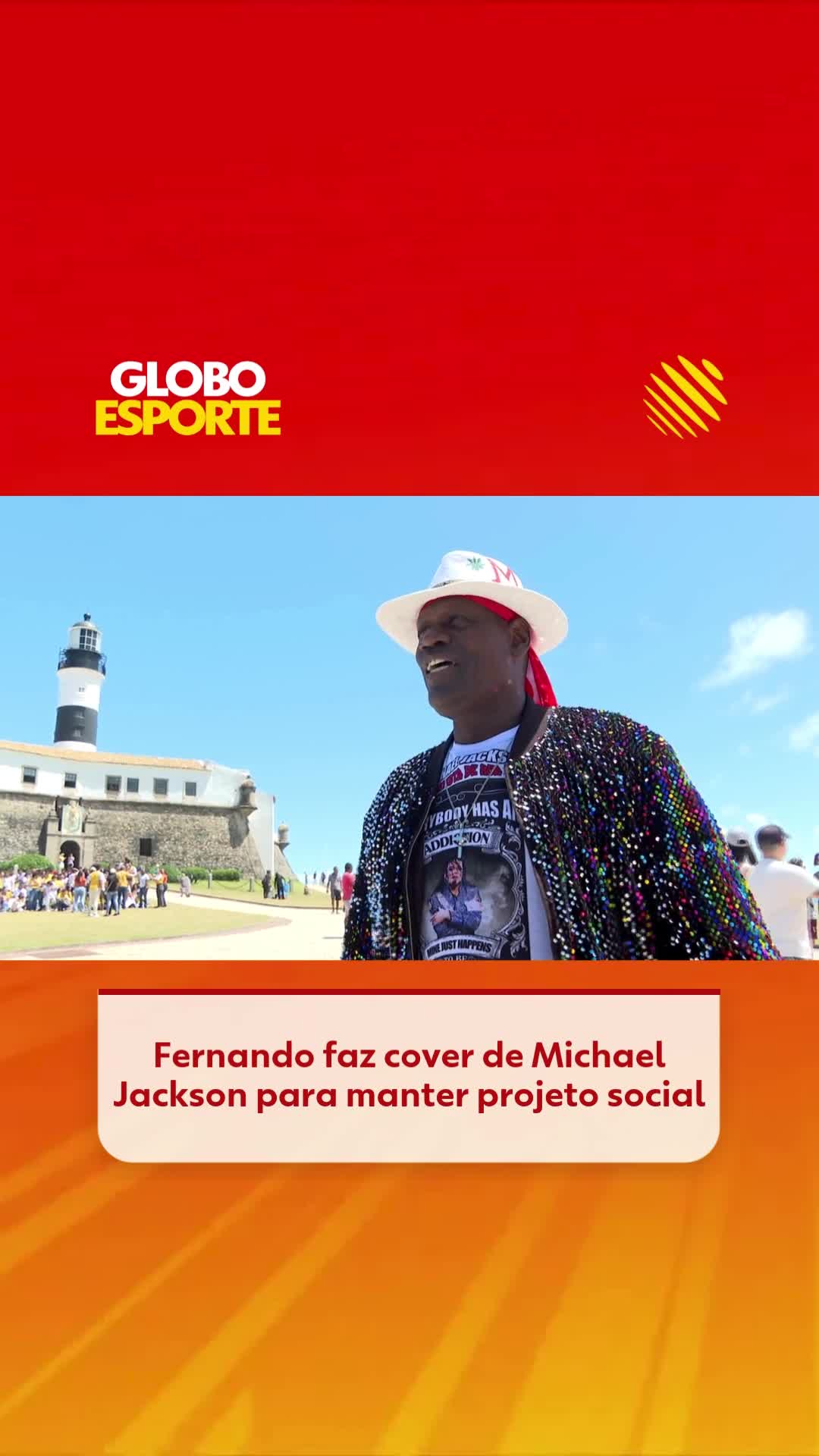 Artista de rua mantém escolinha de futebol no Parque São Cristóvão, em Salvador. #GloboEsporteBahia #Futebol #MichaelJackson