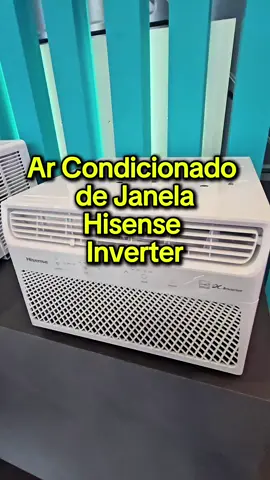 Ar Condicionado de Janela Hisense Inverter. @hisensebr  .. .. #arcondicionado #inverter #hisense #ardejanela #climatização 