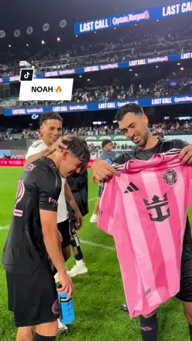 Noah with the milestone 1️⃣0️⃣0️⃣ 🔥 #InterMiamiCF #Sportstok #MLS 
