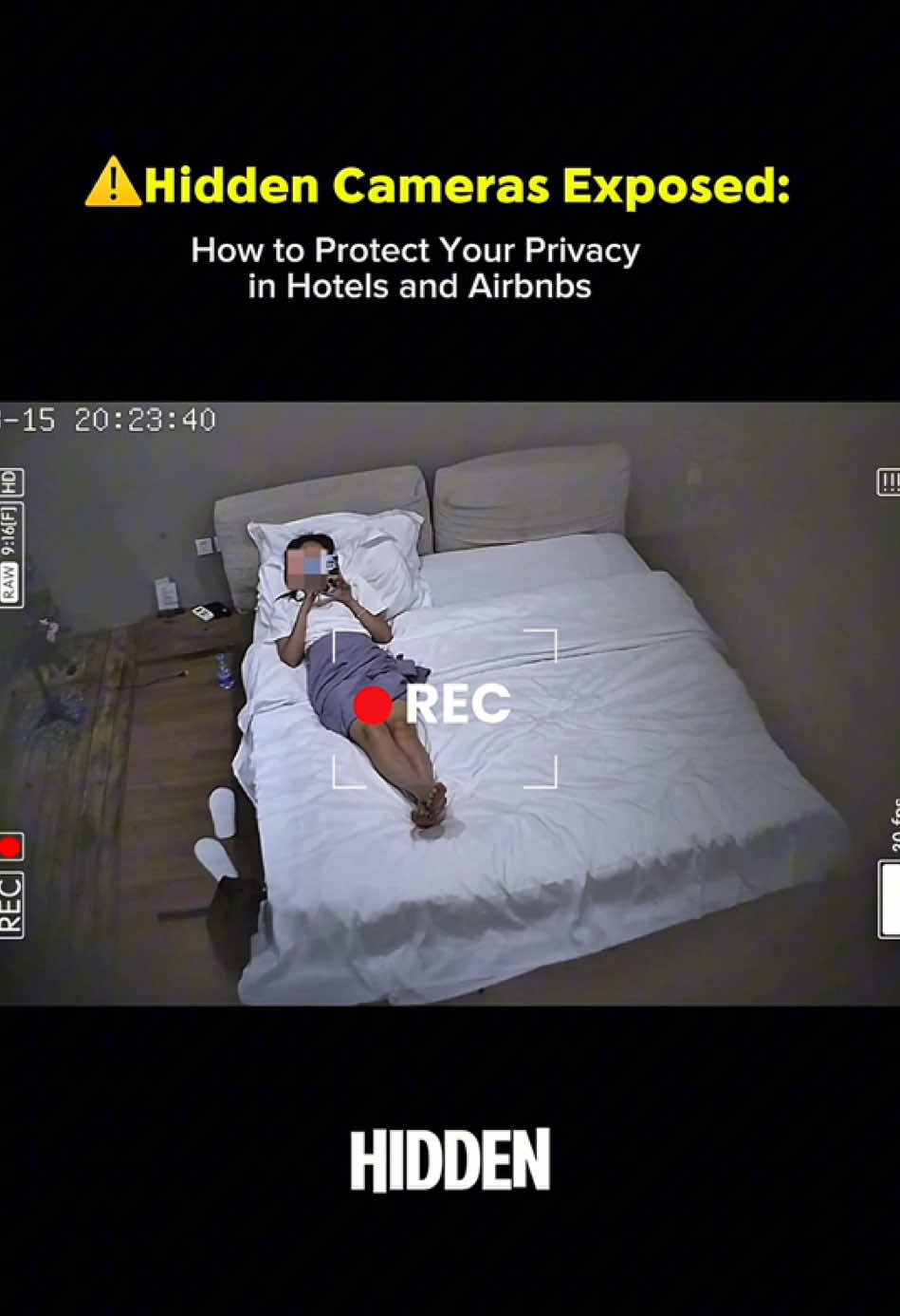 🚨Hidden cameras Exposed:how to protect your privacy in hotels or Airbnbs. #hotelsafety #hiddencameradetector #safety #womensafety #tiktokshop 