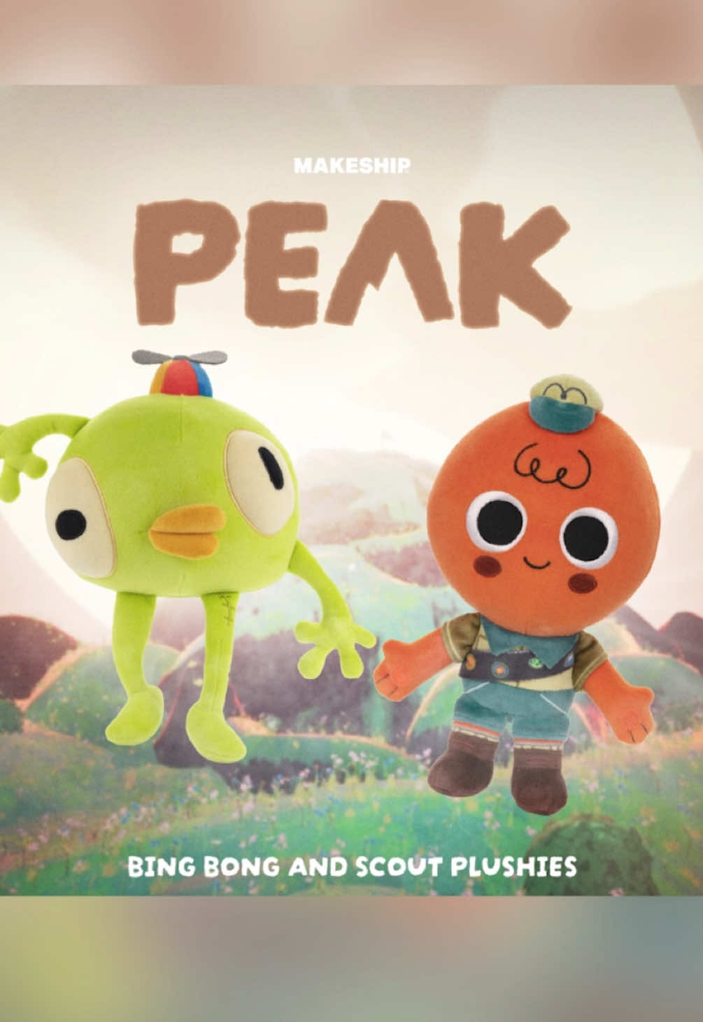 BING BONG IS REAL!! We’re releasing PEAK Bing Bong plushies today it’s PEAK 🫶 