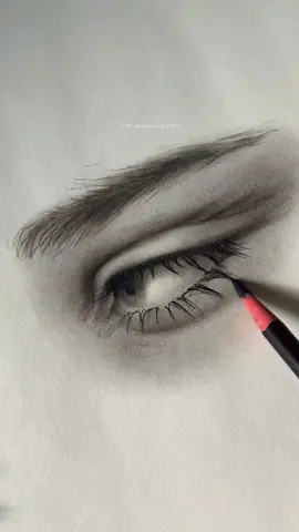 العيون والفحم 🤍 #art #رسم #artist #تعليم_رسم 