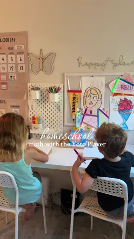 Homeschooling with our @Yoto Player is one of my favorite things! It has so many great options for keeping learning fun and engaging. One of our current favorites are the Math Phase 1 & 2 cards — the kids actually ask to do math when we use them! I love that it turns practice into play, and gives us another way to learn outside of our usual workbooks. #homeschool #yoto #screenfree #learningathome #homeschooling 