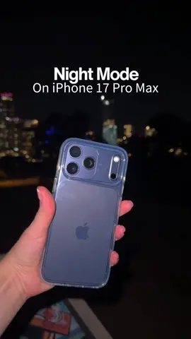 How to shoot in Night Mode on iPhone 17 Pro Max 🌙 1. Go outside when it’s dark — Night Mode will appear automatically. 2. Turn on Night Mode. 3. Set exposure to +1. 4. Shoot in RAW, 48MP for best quality. 5. Hold your iPhone super steady or use a tripod — stability is key! 6. Take the shot and enjoy crisp, clear night photos 🌌 📌 Save this post for your next night shoot!