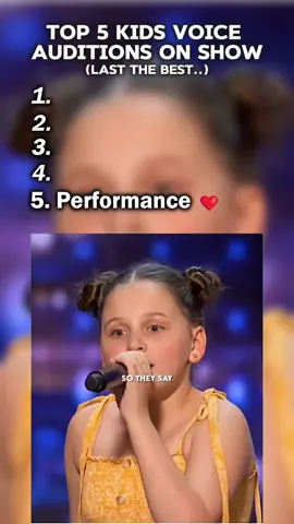 2 or 4? You decide. 🧠👇 Kids voice auditions on show #top5 #voice #singing #kidsvoice 